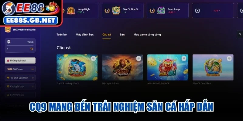 CQ9 mang đến trải nghiệm săn cá hấp dẫn