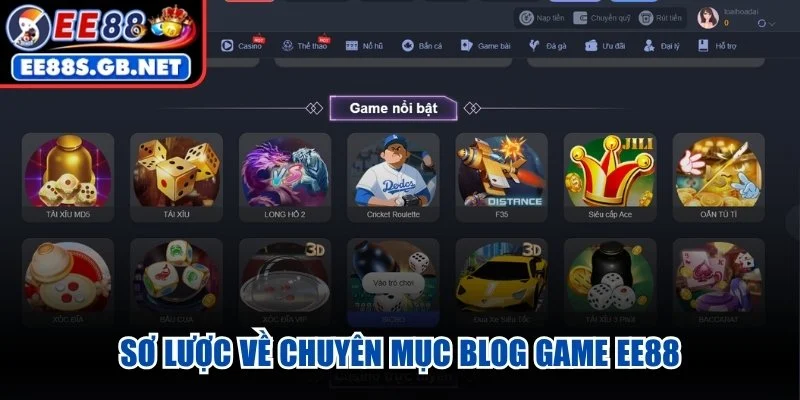 Sơ lược về chuyên mục Blog game EE88